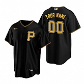 Pittsburgh Pirates Customized Nike Black Stitched MLB Cool Base Jersey,baseball caps,new era cap wholesale,wholesale hats